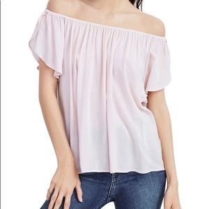 Velvet by Graham & Spencer Off Shoulder Woven Top